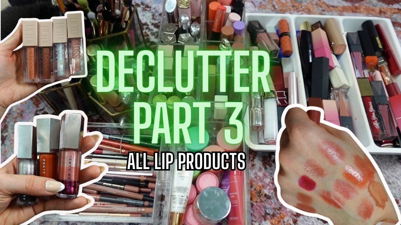 Вся моя коллекция средств для губ и избавление от лишнего | Обновление макияжа в 2025 году