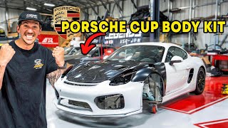 Building a WRECKED Porsche Cayman into a GTS Street Cup! | Ep. 5