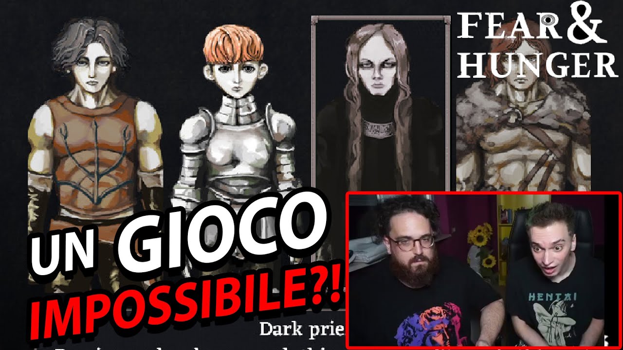 IL GIOCO PIU' DIFFICILE AL MONDO?! FEAR AND HUNGER POLTERGUYS #1