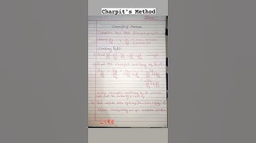 working rule of charpit