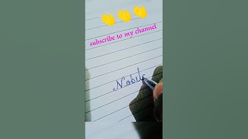 "Nobita" ✍️👋💯💯💯i am write nobita. coment your name.#cursive.#handwriting #calligraphy