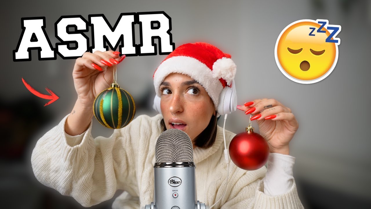 ASMR NAVIDEÑO ❤️ para DORMIR y RELAJARTE 😴 TAPPING, SUSURROS, ESPUMA