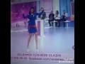 Solmaz nurullahin onunde ve ilk akinin onunde danseti