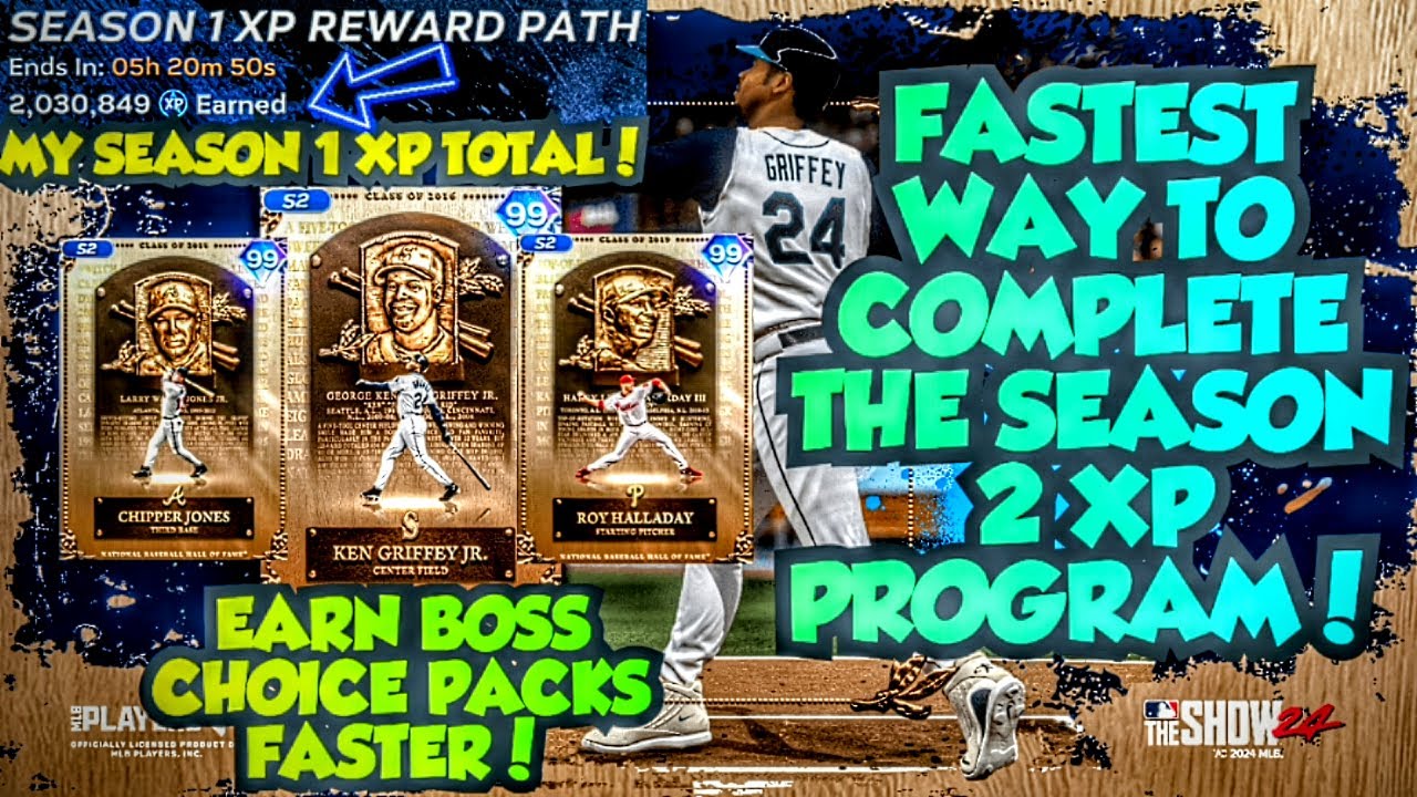 FASTEST WAY TO COMPLETE THE SEASON 2 XP PROGRAM IN MLB THE SHOW 24