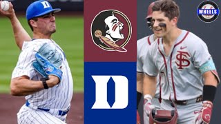 #10 Florida State vs #6 Duke Highlights | 2024 College Baseball Highlights
