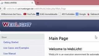 WebLicht tutorial