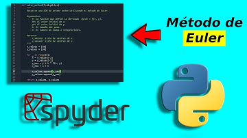 Como PROGRAMAR el MÉTODO de EULER en PYTHON | 2023 💻📝