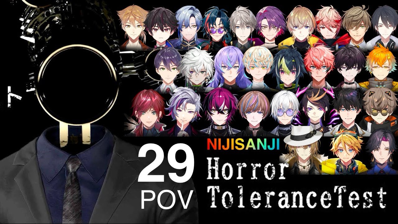 29 Giga POV Jumpscare & Funny Moments in Horror Tolerance Test 😨 恐怖耐性診断テスト Nijisanji EN JP eng sub