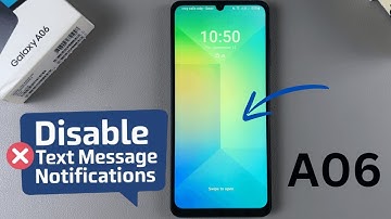 How To Disable Text Message Notifications On The Lock Screen Of Samsung Galaxy A06