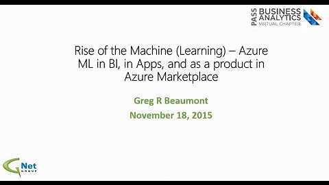 Rise of the Machine Learning (AzureML)