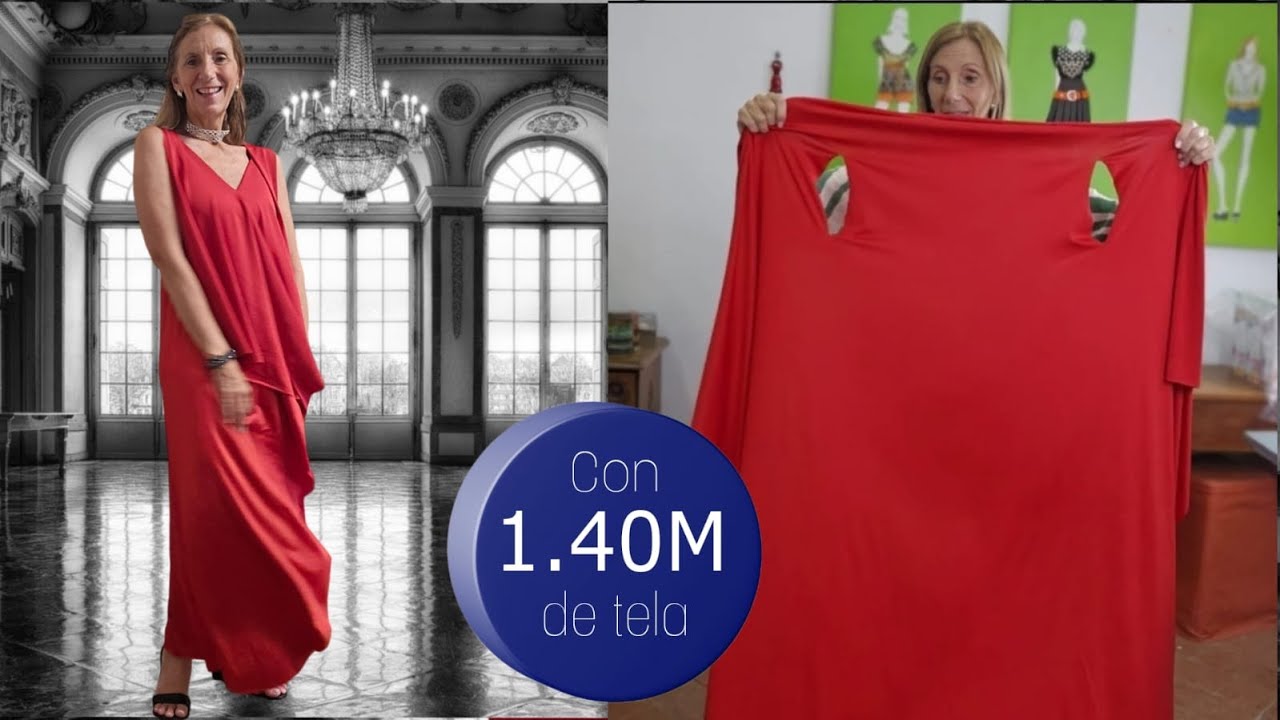 Cómo hacer un VESTIDO en 30 minutos - Fabiana Marquesini - 654