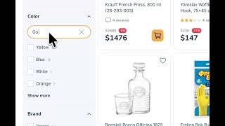 High-Fidelity Web Design Prototype of an Online Shop in Figma