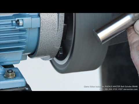 Sierra Victor Machinery: RADIUS MASTER Belt Grinder RM48 - Surface Finishing