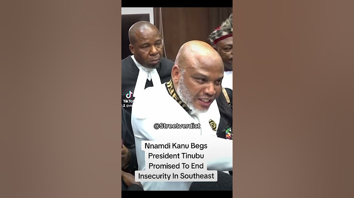 I Will End Insecurity, IPOB in the Southeast if Im released. Nnamdi Kanu Begs President Tinubu #IPOB