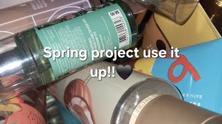 Spring 2026 project use it up! 🩷💜