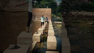 Kharagpur Lake Jump Challenge – Two Friends Compete in Epic Style