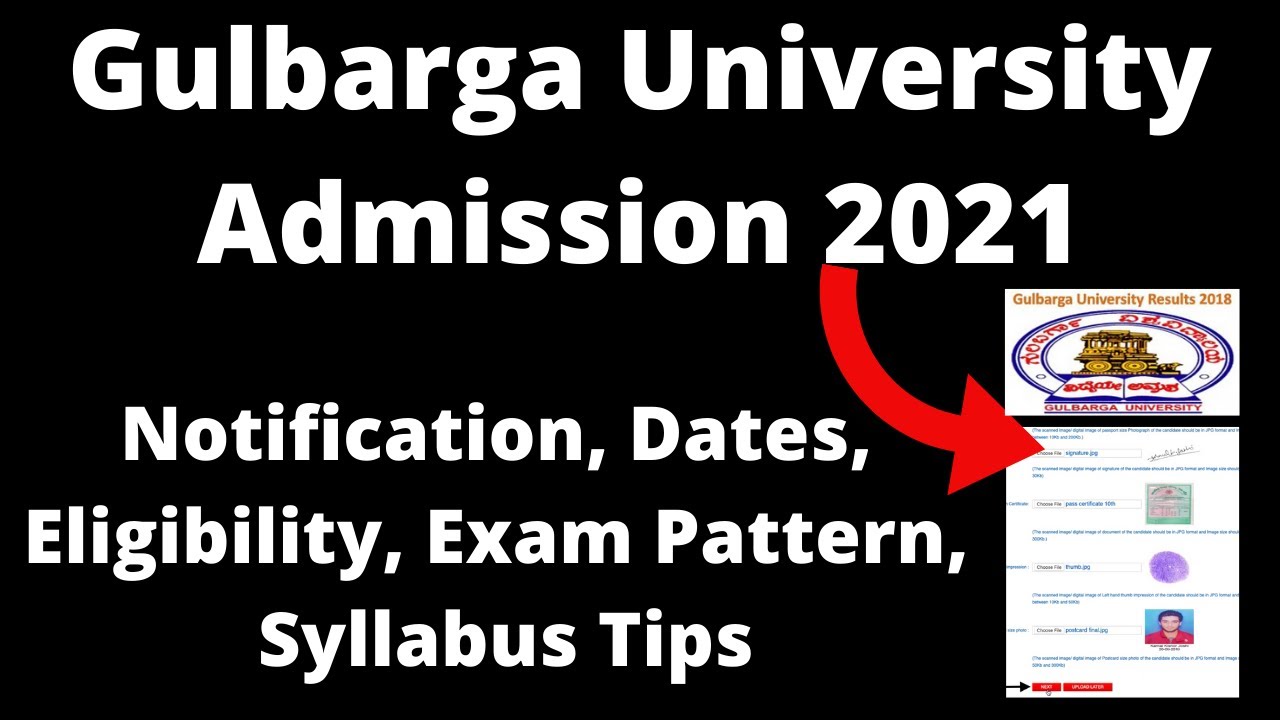 gulbarga university phd application form