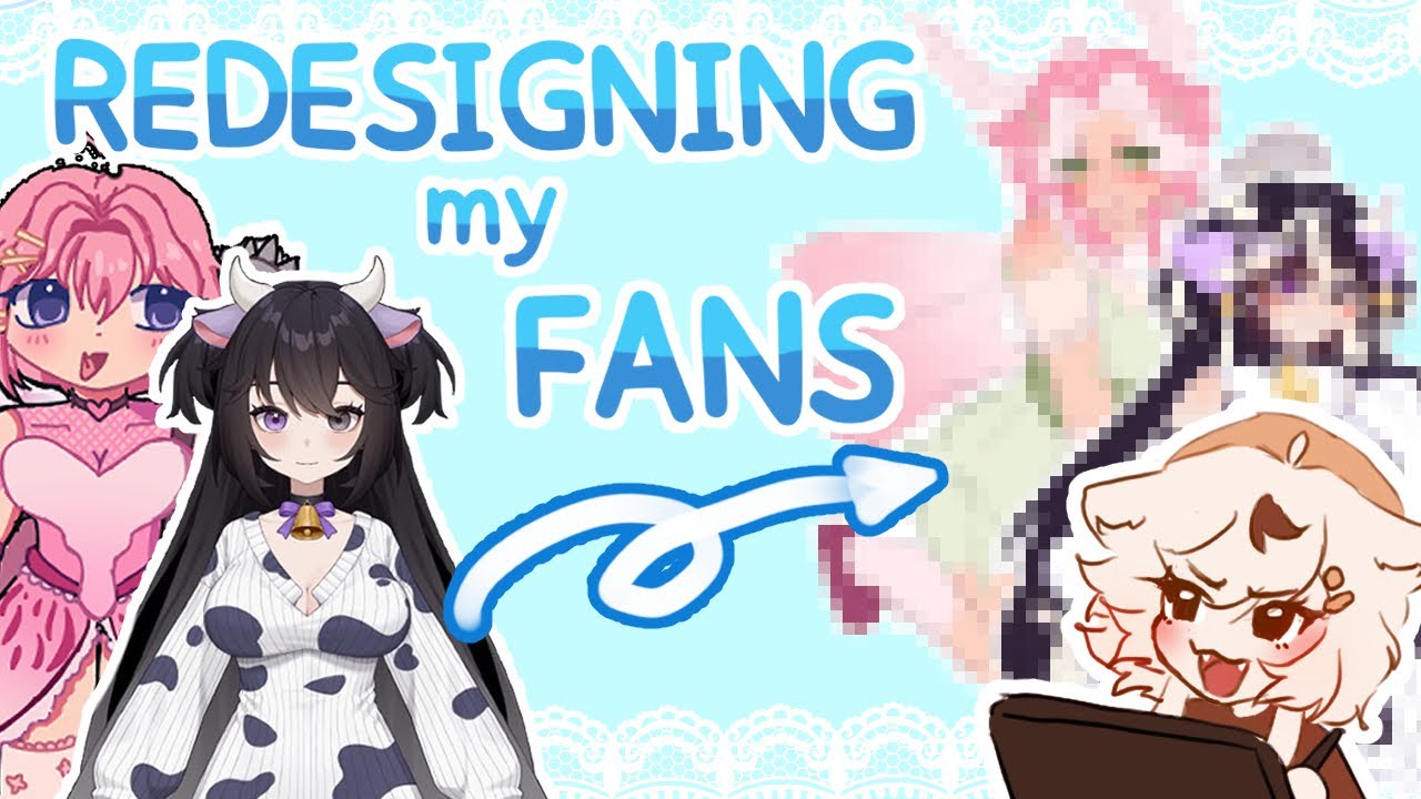 Redesigning my FANS ocs~! | Speedpaint Commentary - YouTube