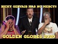 He gave zero fs ricky gervais  golden globes 2020 reaction  asia and bj react