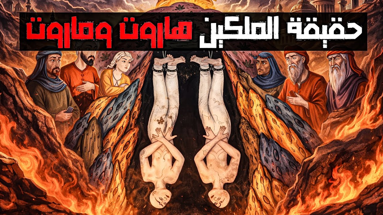 ملكين نزلوا من السماء لتعليم الناس السحر | هاروت وماروت القصة الكاملة بدون تحريف ! 