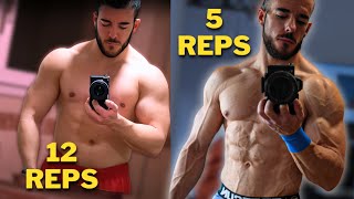 El mejor número de REPETICIONES para DEFINIR y ganar MASA MUSCULAR