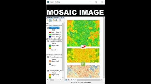 Merge the raster datasets I Mosaic raster dataset ArcGIS  #mosaic #arcgistutorial #arcgispro #merge