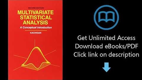 Multivariate Statistical Analysis: A Conceptual Introduction, 2nd Edition