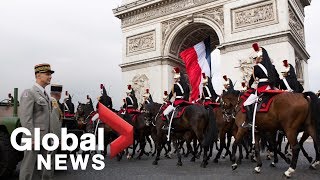 Sights and sounds from Bastille Day in Paris, France