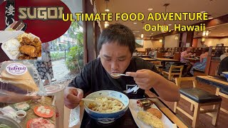 Ultimate Food Adventure on Oahu: Hotpot Heaven, Sugoi Bento, and Marukame Udon - A Taste of Hawaii!