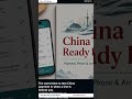 Test China payment before your flight, not at the counter