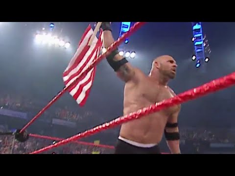 Goldberg beats two Superstars at once: Raw, Dec. 15, 2003