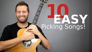 Video thumbnail of "10 Fun Picking Songs on Guitar!"