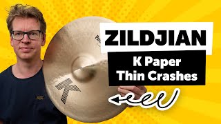 Zildjian | K Paper Thin Crashes | Sound Demo