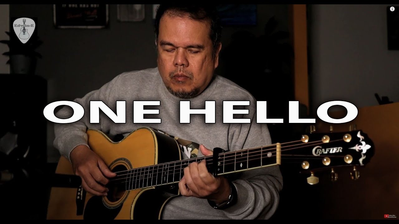 One Hello (Randy Crawford) Fingerstyle Guitar Cover | Edwin-E - YouTube