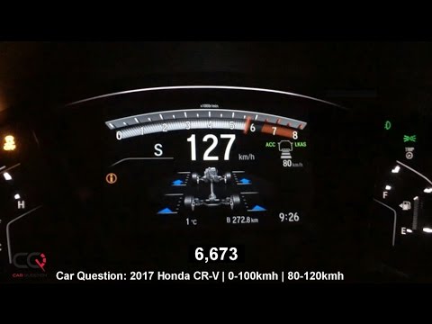 2017/2018 Honda CR-V 0-60mph / 0-100kmh Acceleration Test! | The MOST Complete Review: Part 7/8
