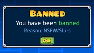 Celebrity I got banned in Geometry Dash Wealth