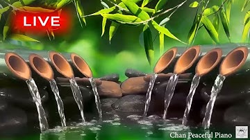 Thumbnail of Música de piano relajante con sonido de agua | Música para dormir y meditar profundamente