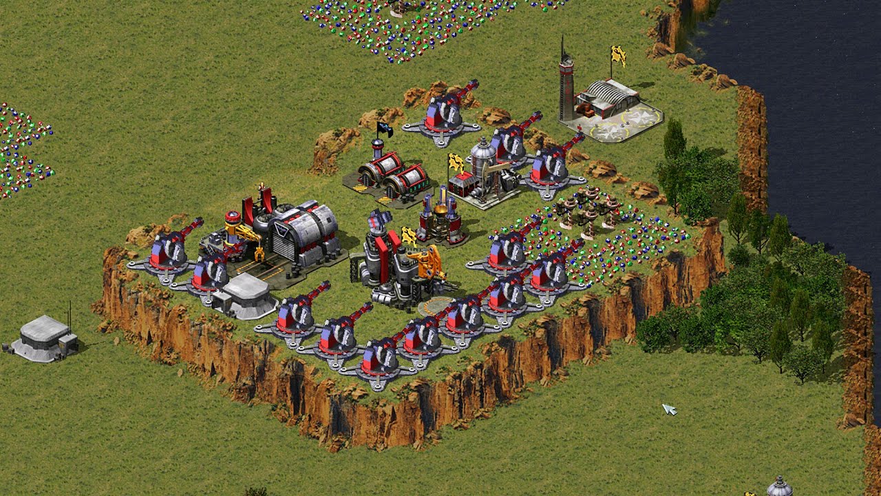 Red Alert 2 | Месть Юрия | Карта «7 на 1 — БОЙ — БОЙ — БОЙ» — ОЧЕНЬ СЛОЖНЫЙ ИИ