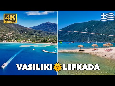 VASILIKI 🌞 Lefkada Island - Greece 🇬🇷 | Charming Village | Walking Tour [4K UHD]