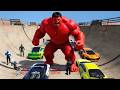 GTA 5 Superhero Vehicle Swap Can You Escape the Red 