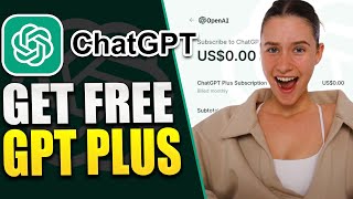 UPGRADE to ChatGPT Plus for FREE in 2024 ➡ Get OpenAI GPT4 for FREE