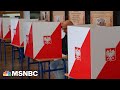 Massive voter turnout in Poland appears to reject right-wing party; Halts authoritarian drift