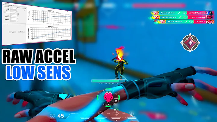 Calm Aim Low Sens + Raw accel New Best Settings 144 hz =Aimbot Immortal Radiant cheat #rawaccel #vct