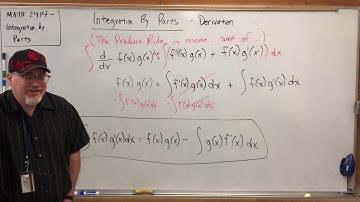 MATH 2414 - Integration by Parts (1): Derivation