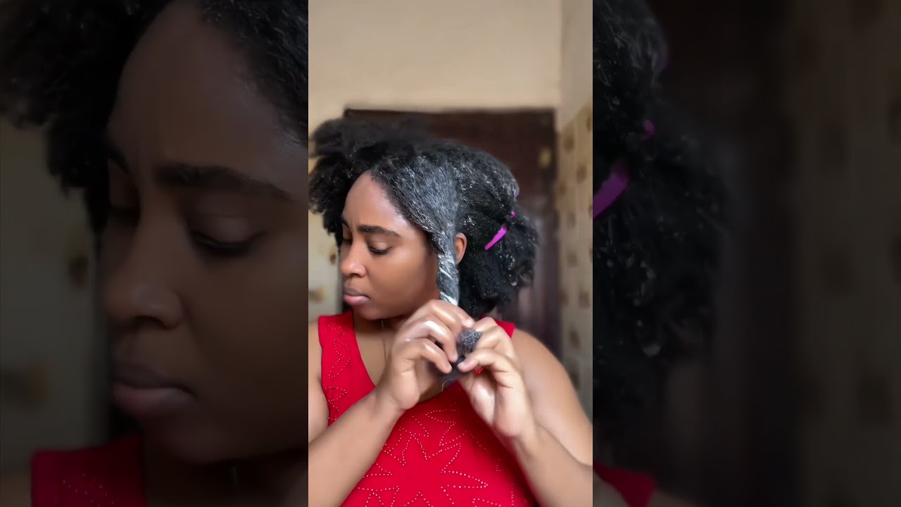 Deep condition type 4 natural hair