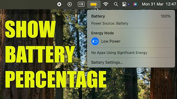 MacBook Battery Percentage not Showing - See Battery % on Mac Air M3