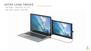Make Your Laptop DUAL Screens - How SideTrak® Slide Portable Monitor Works screenshot 2