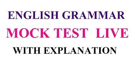 REET HTET UPTET EXAM MOCK TEST LIVE  ENGLISH GRAMMAR , MOCK TEST BIHAR POLICE