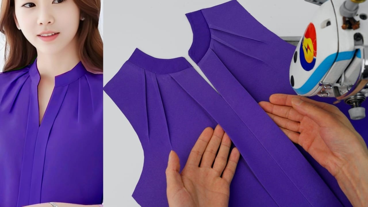 Easy Unique Neck Collar Design Cutting and Sewing Technique | Very Sewing Secret and Trick