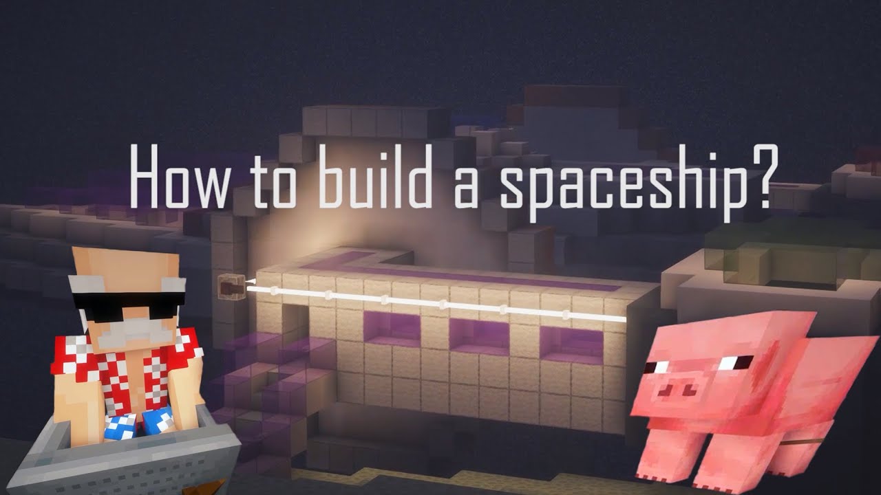 Minecraft city #3 | How to build a spaceship - YouTube